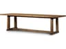 Four Hands Collins Otto Rectangular Wood Honey Pine Waxed Bleached Dining Table