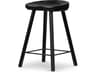 Four Hands Belfast Barrett Matte Black Parawood  Counter Stool
