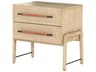 Four Hands Filmore Rosedale 2-Drawers Brown Oak Wood Nightstand