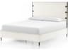 Four Hands Irondale Anderson White Upholstered King Platform Bed
