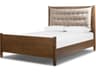 Four Hands Patten Sullivan Brown Acacia Wood Upholstered King Panel Bed