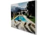 Four Hands Art Studio Palm Springs Pool by Slim Aarons White Maple Floater  Canvas Wall Art