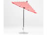 Frankford Monterey Market Fiberglass 7.5 Foot Octagon Crank Auto Tilt Outdoor Umbrella - Special Order Striped Fabric