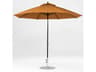 Frankford Monterey Custom Market Fiberglass 11 Foot Octagon Crank Non Tilt Patio Umbrella