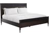 Gabby Andrea Dark Stained Oak Brown Wood King Panel Bed