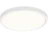 Generation Lighting Lotus 1-Light White Round Flush Mount