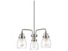 Generation Lighting Belton 3-Light Brushed Nickel Glass Chandelier