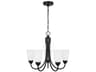 Generation Lighting Seville 5-Light Midnight Black Bell Chandelier