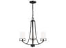 Generation Lighting Robie 3-Light Bronze Glass Cylinder Chandelier