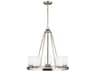 Generation Lighting Kemal 5-Light Brushed Nickel Glass Cylinder Chandelier