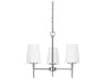Generation Lighting Driscoll 3-Light Brushed Nickel Glass Chandelier