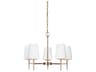 Generation Lighting Driscoll 5-Light Satin Brass Glass Chandelier