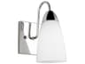 Generation Lighting Seville 1-Light Chrome Glass Wall Sconce