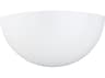 Generation Lighting Edla 1-Light White Wall Sconce