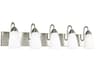Generation Lighting Seville 5-Light Brushed Nickel Glass Vanity Light
