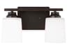 Generation Lighting Vinton 2-Light Bronze Vanity Light