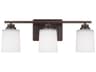 Generation Lighting Vinton 3-Light Bronze Vanity Light