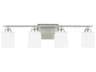Generation Lighting Vinton 4-Light Brushed Nickel Vanity Light
