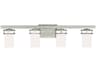 Generation Lighting Robie 4-Light Brushed Nickel Glass Vanity Light