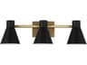 Generation Lighting Towner 3-Light Satin Brass Vanity Light