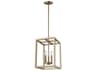 Generation Lighting Moffet Street 3-Light Satin Brass Mini Pendant