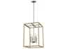 Generation Lighting Moffet Street 4-Light Satin Brass Pendant