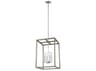 Generation Lighting Moffet Street 4-Light Washed Pine Gray Pendant