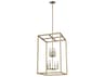 Generation Lighting Moffet Street 8-Light Satin Brass Pendant