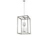 Generation Lighting Moffet Street 8-Light Washed Pine Gray Pendant