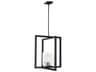 Generation Lighting Mitte 1-Light Midnight Black Glass Pendant