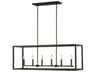 Generation Lighting Moffet Street 6-Light Bronze Linear Island Pendant