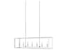 Generation Lighting Moffet Street 7-Light Brushed Nickel Linear Island Pendant