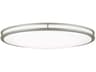 Generation Lighting Mahone 1-Light Painted Brushed Nickel LED Flush Mount