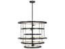 Generation Lighting Celeste 5-Light Aged Iron Black Candelabra Chandelier