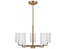 Generation Lighting Rhett 5-Light Satin Bronze Cylinder Chandelier