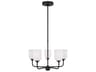 Generation Lighting Emile 5-Light Midnight Black Chandelier
