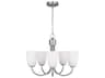Generation Lighting Miles 5-Light Brushed Nickel Bell Chandelier
