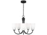 Generation Lighting Miles 5-Light Midnight Black Bell Chandelier