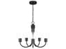 Generation Lighting Miles 5-Light Midnight Black Bell Chandelier