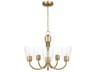 Generation Lighting Miles 5-Light Satin Brass Bell Chandelier