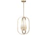 Generation Lighting Loretto 4-Light Satin Brass Chandelier
