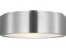 Generation Lighting Albee 2-Light Brushed Nickel Round Flush Mount
