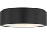 Generation Lighting Albee 2-Light Midnight Black Round Flush Mount