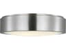 Generation Lighting Albee 2-Light Brushed Nickel Round Flush Mount