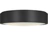 Generation Lighting Albee 2-Light Midnight Black Round Flush Mount