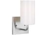 Generation Lighting Rhett 1-Light Brushed Steel Wall Sconce