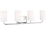 Generation Lighting Rhett 4-Light Chrome Vanity Light