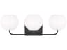 Generation Lighting Rory 3-Light Midnight Black Vanity Light
