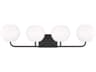 Generation Lighting Rory 4-Light Midnight Black Vanity Light