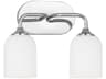 Generation Lighting Emile 2-Light Chrome Vanity Light